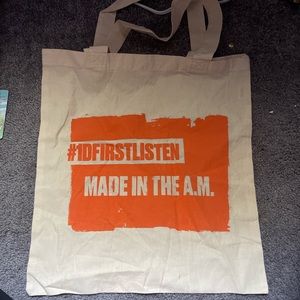 One Direction - Made in the AM first listen tote bag